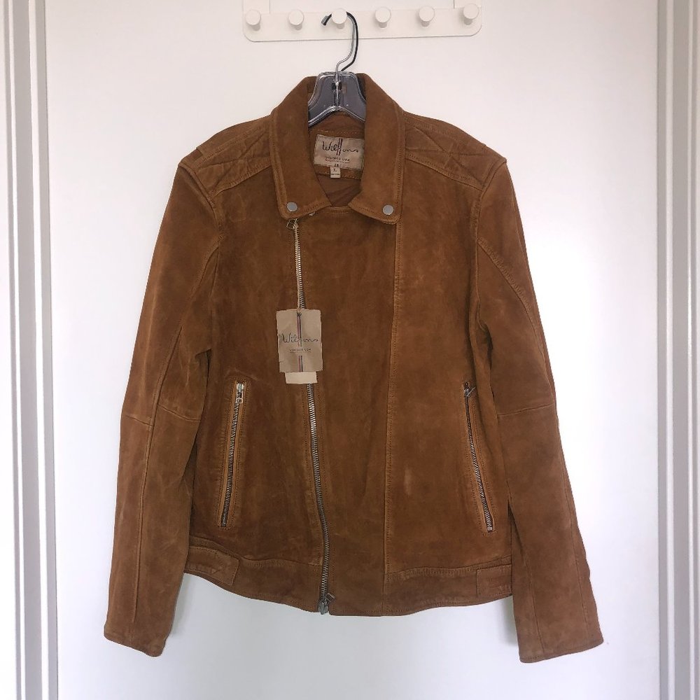NEW W TAGS! Wilsons Leather M XL Distressed Suede - Picture 9 of 16